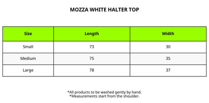 mozza halter