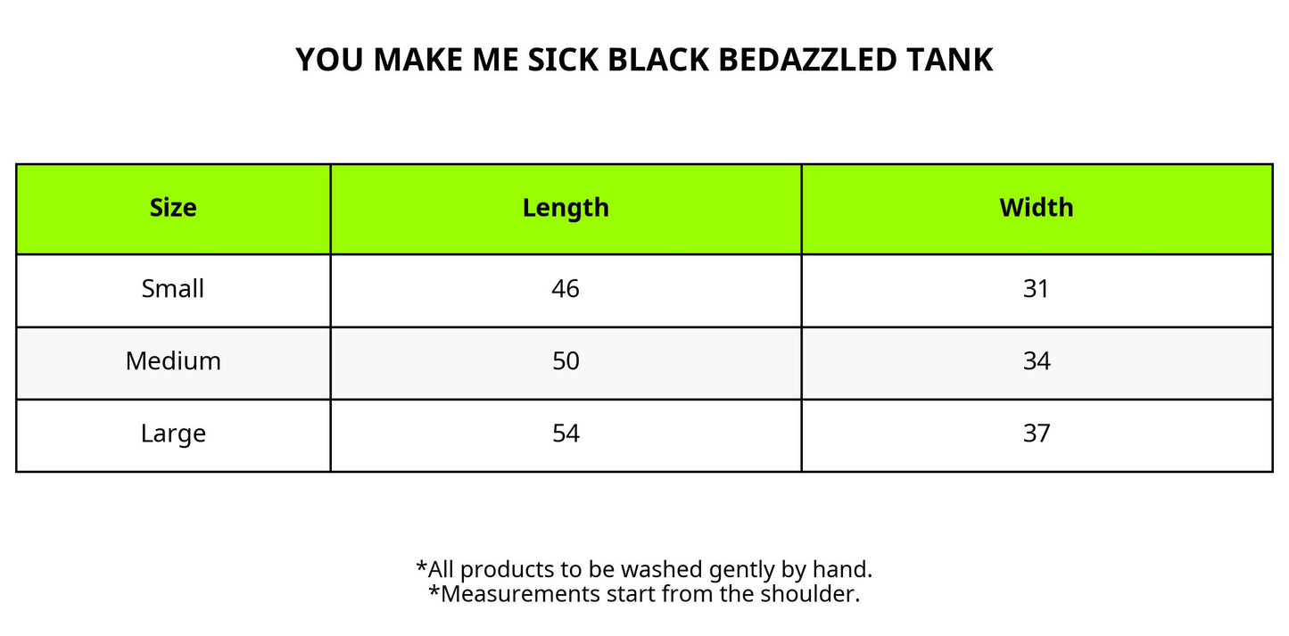 you make me sick bling bling